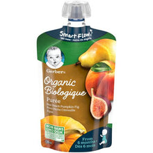 Load image into Gallery viewer, Gerber Organic Puree - 128 ml Pear Peach Pumpkin Fig
