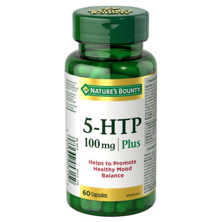 Nature's Bounty 5-HTP 100mg Plus - 60 capsules