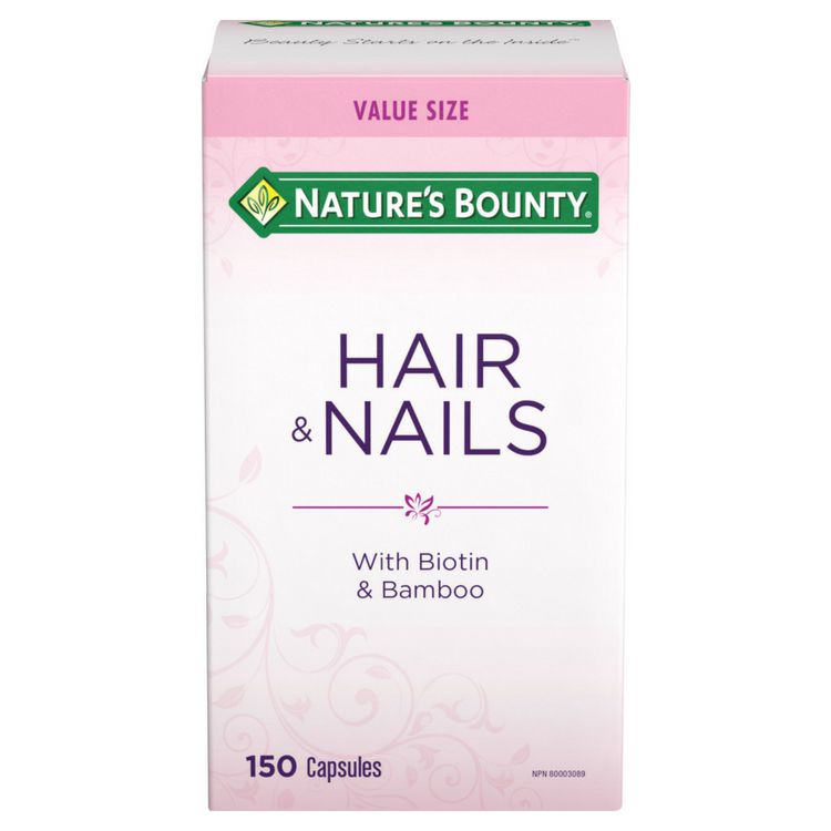 Nature's Bounty Hair And Nails Value Size - 150 capsules