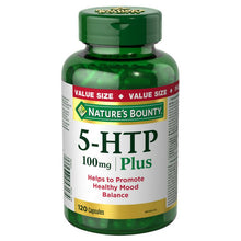 Load image into Gallery viewer, Nature&#39;s Bounty 5-HTP 100mg Plus - 120 capsules
