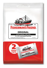 Load image into Gallery viewer, Fisherman&#39;s Friend, Original Extra Strong - 2 x 22 lozenges
