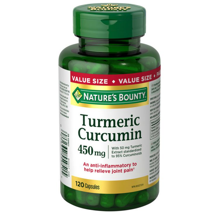 Nature's Bounty Turmeric Curcumin Value Size - 120 capsules