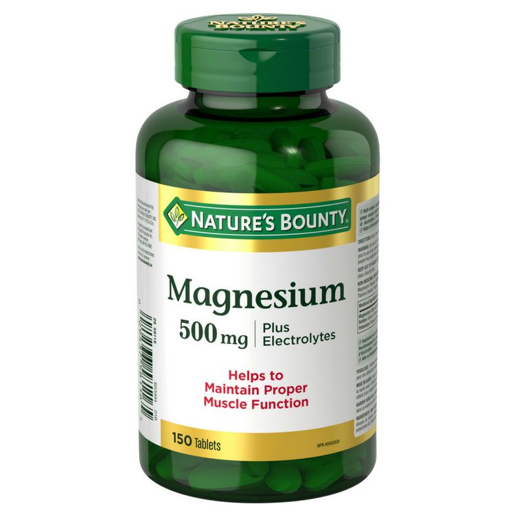Nature's Bounty Magnesium plus Electrolytes - 150 tablets