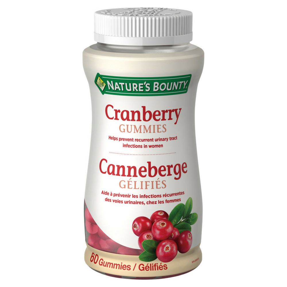 Nature's Bounty Cranberry Gummies - 60 gummies