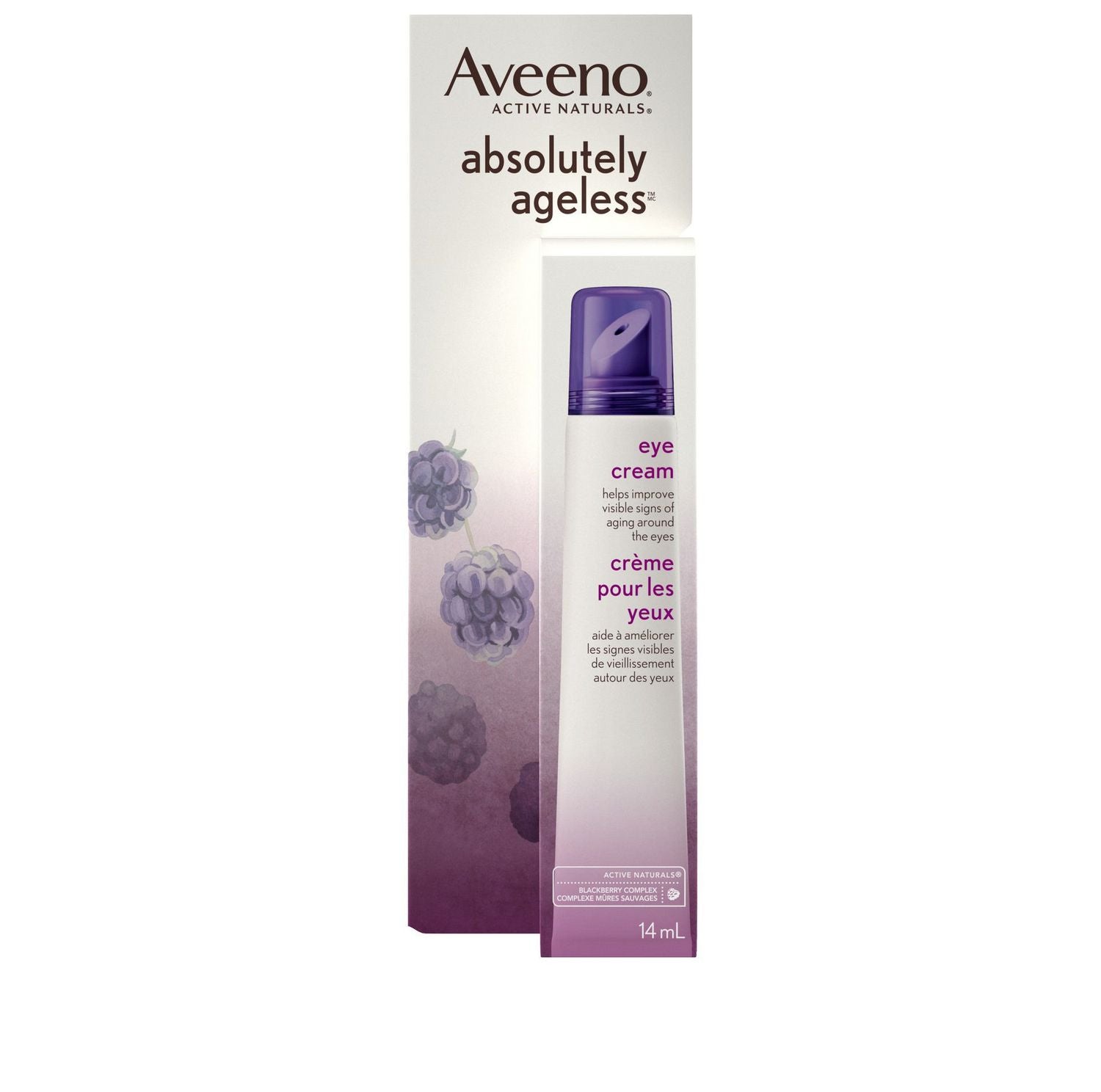 Aveeno Absolutely Ageless Eye Cream, Blackberry Complex - 14 mL 