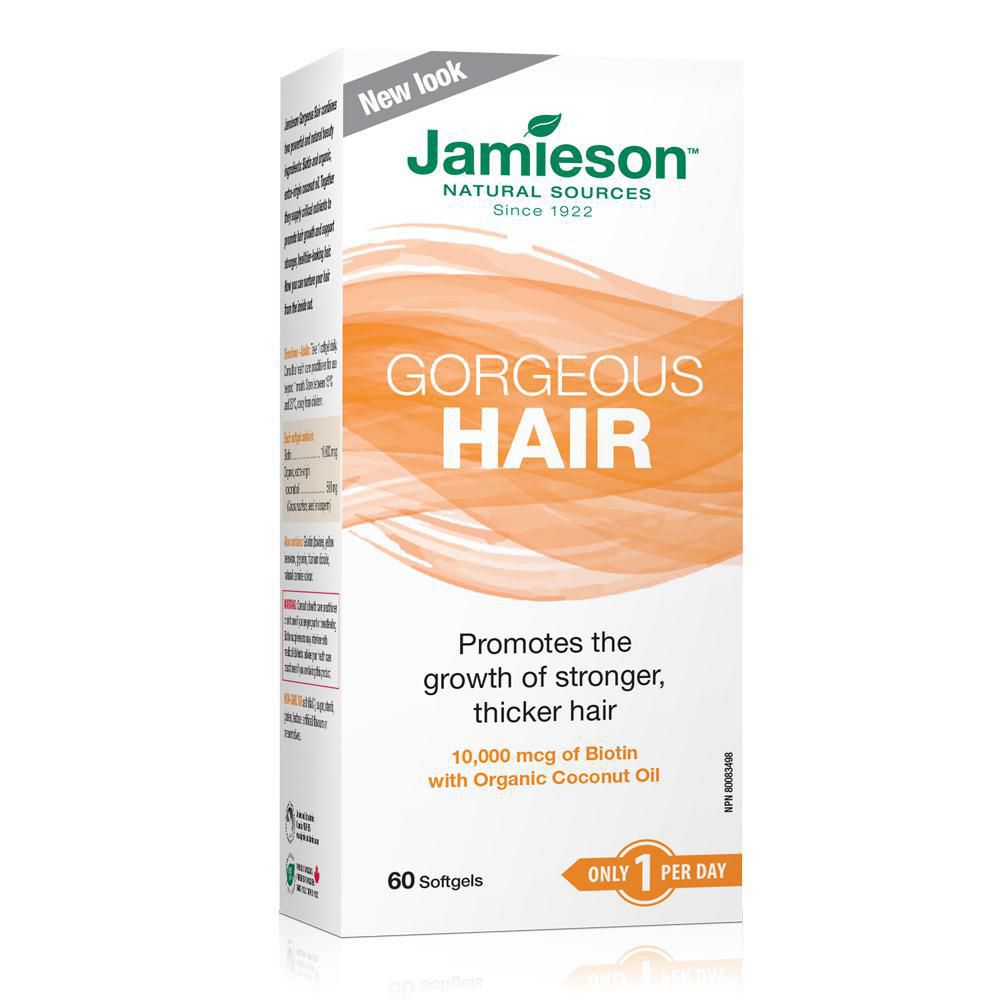Jamieson Gorgeous Hair - 60 softgels