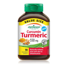 Load image into Gallery viewer, Jamieson Curcumin Turmeric Capsules, 550 mg - 90 capsules

