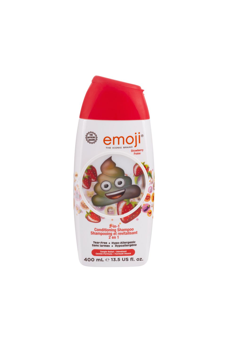 Funcare Emoji 2-in-1 Conditioning Shampoo, Strawberry - 400 ml