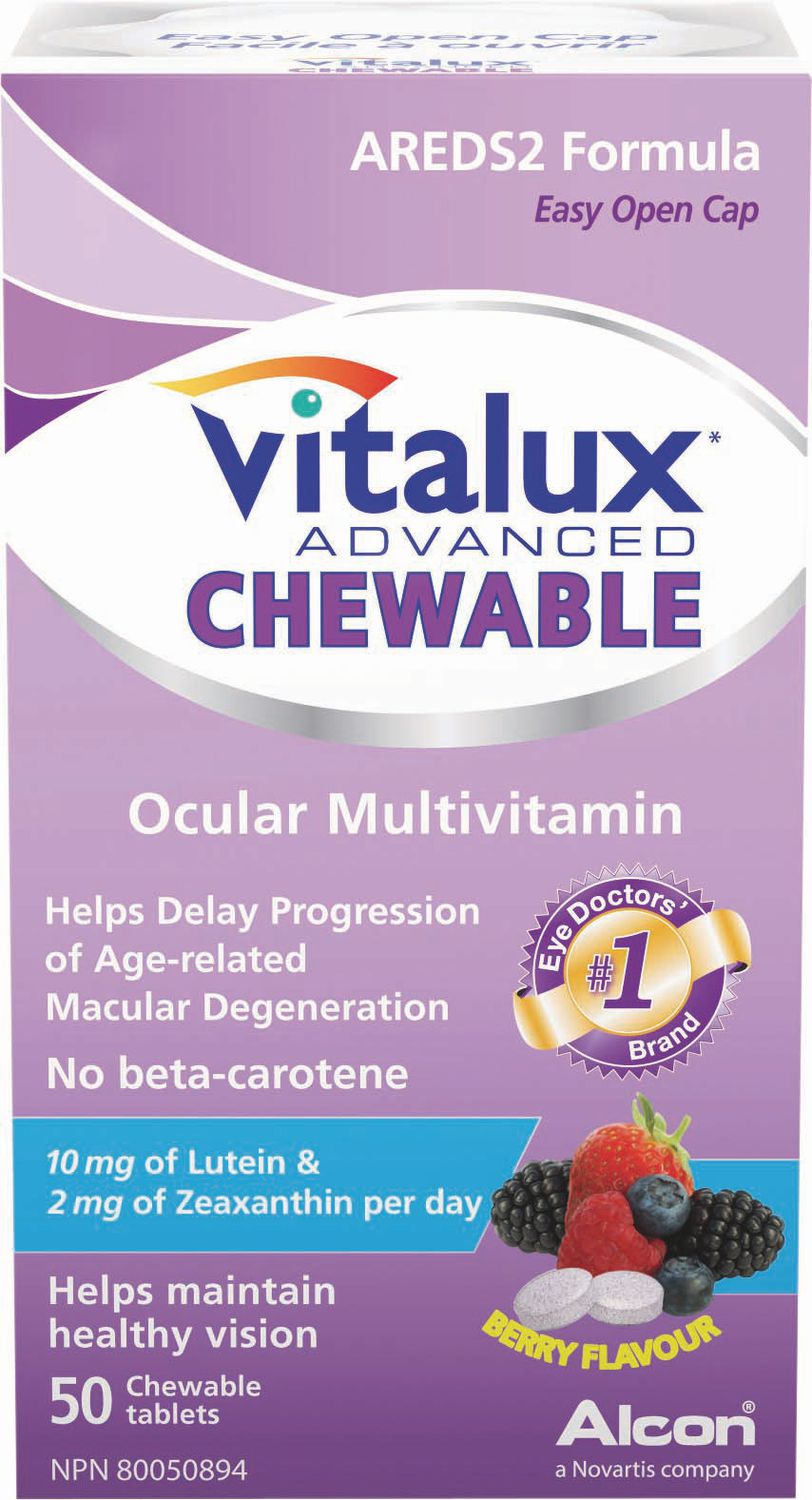 Vitalux Advanced Chewable Ocular Multivitamin - 50 chewable tablets