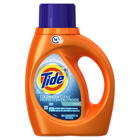 Tide Coldwater Clean Original HE Liquid Laundry Detergent, 19 Loads - 1.18 L