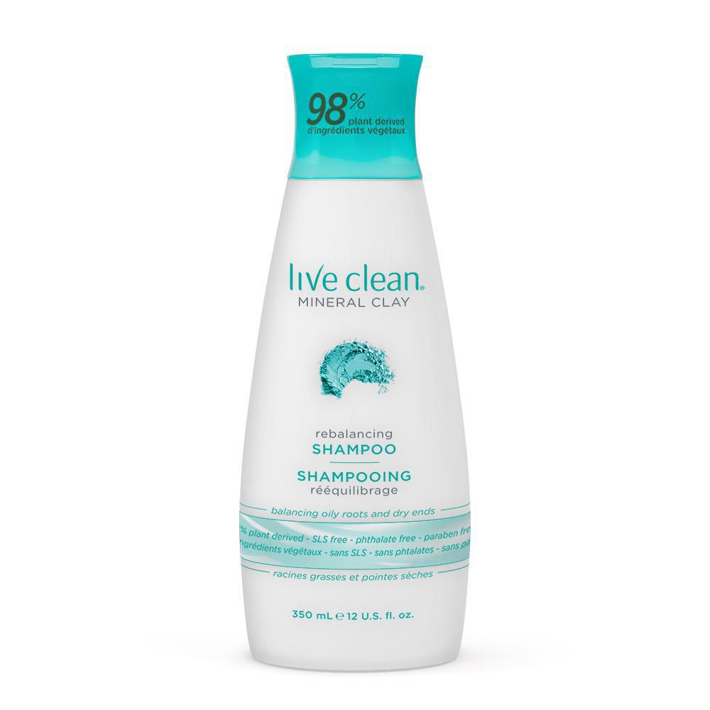 Live Clean Mineral Clay Rebalancing Shampoo - 350 ml