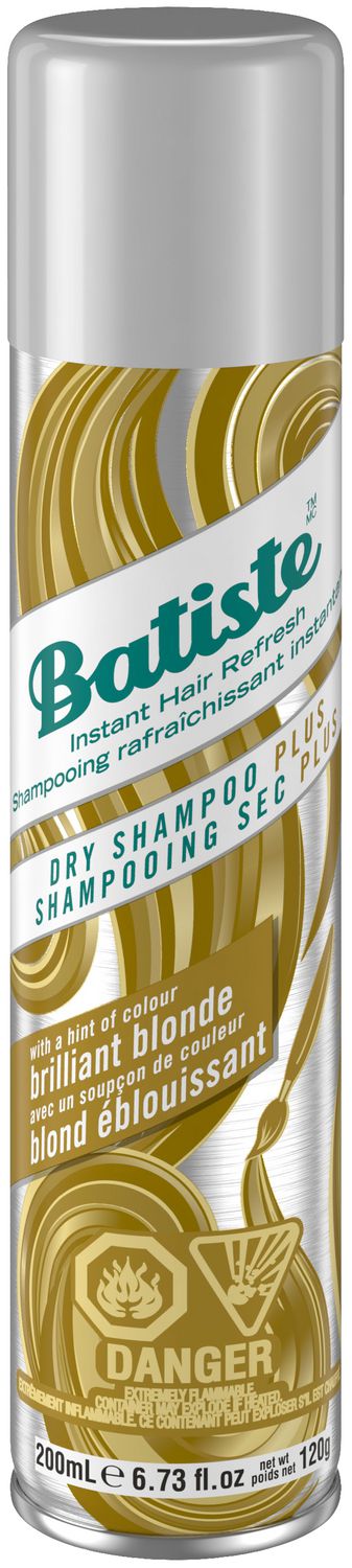 Batiste Dry Shampoo Plus, Brilliant Blonde - 200 ml