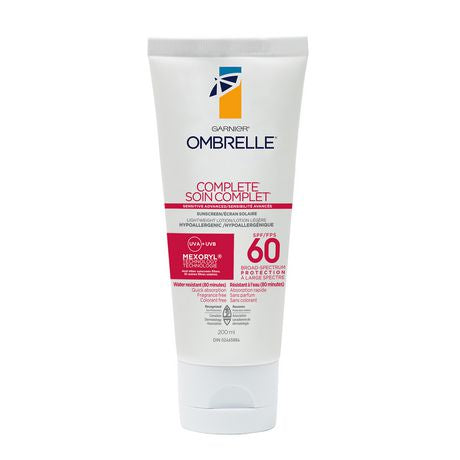 Garnier Ombrelle Complete Sensitive Advanced Body Sunscreen Lotion SPF 60 - 200 ml