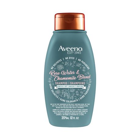 Aveeno Rose Water and Chamomile Blend Shampoo - 354 ml