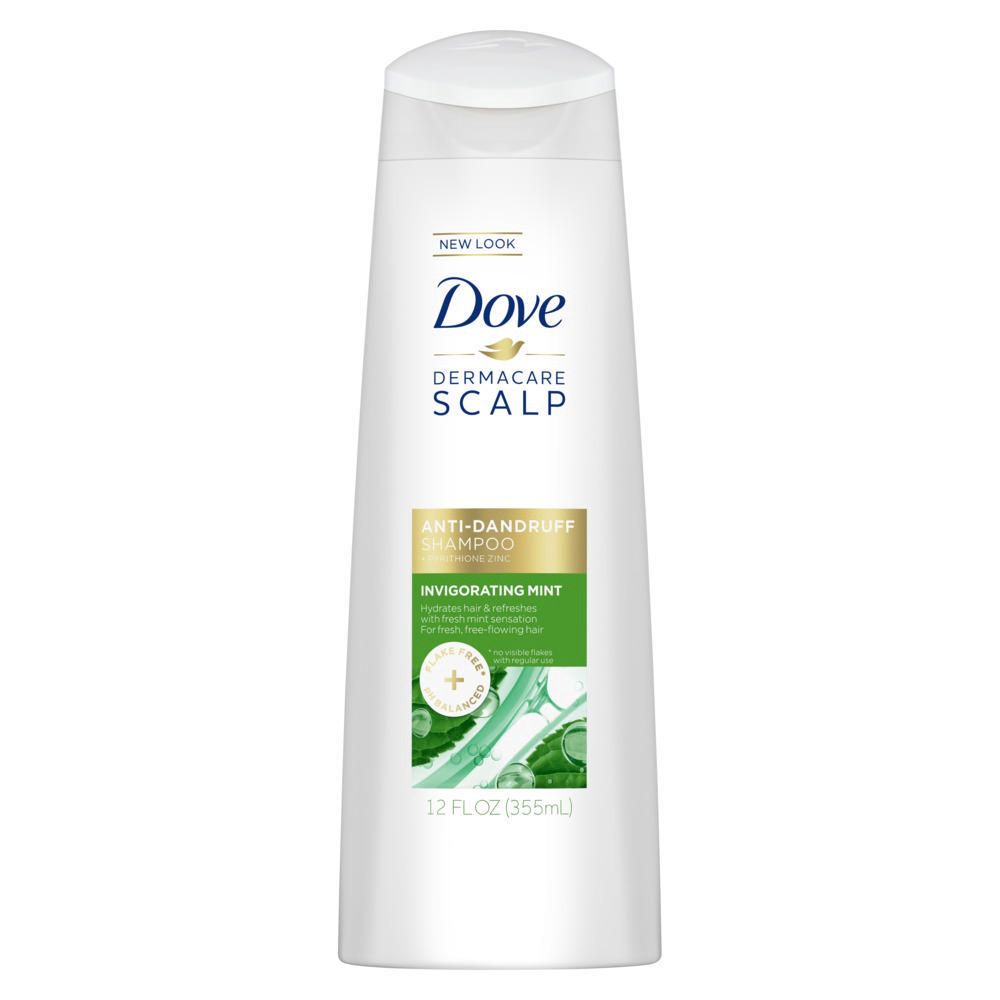 Dove Anti-Dandruff Invigorating Mint Shampoo - 355 ml