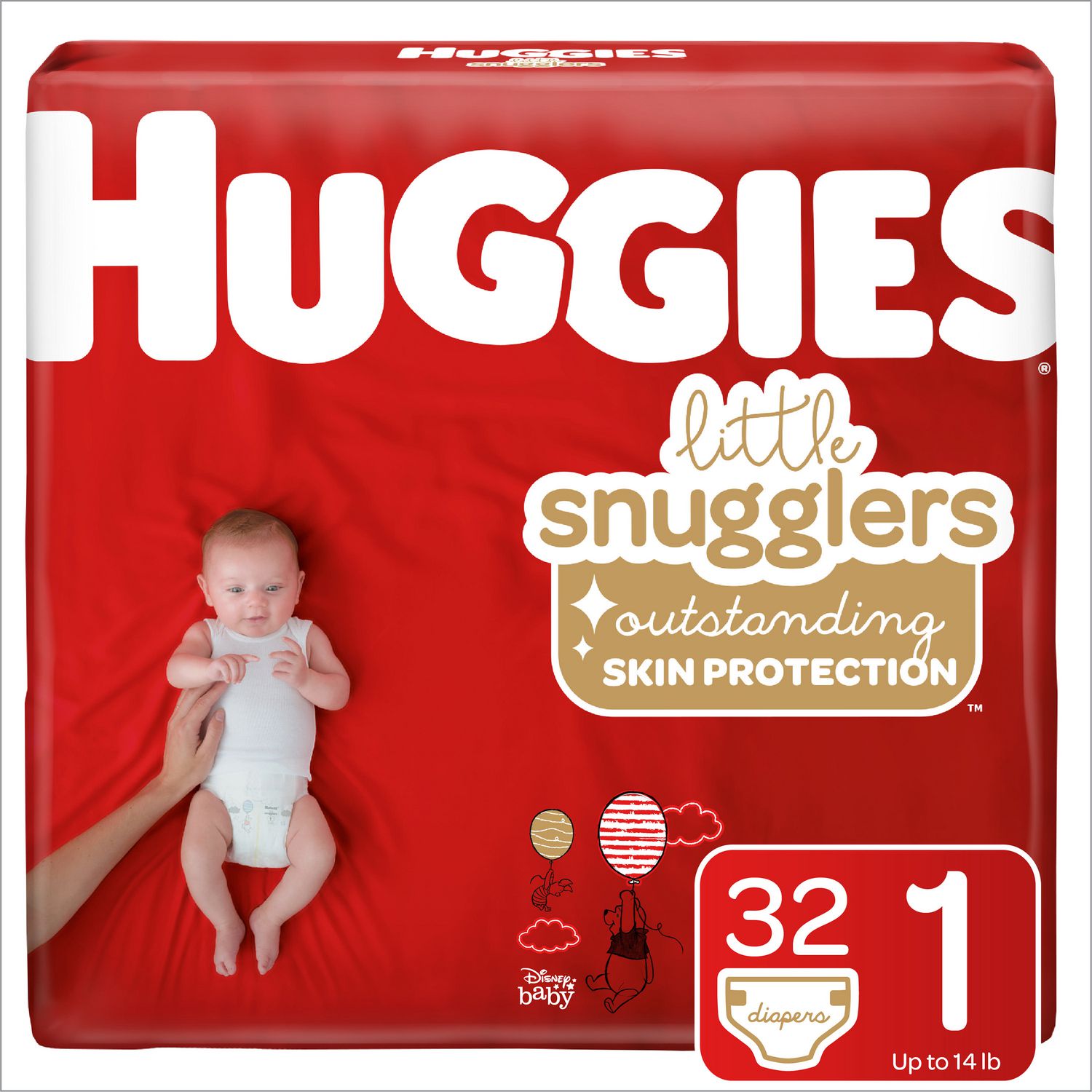 Huggies Little Snugglers Size 1 - 32 diapers