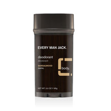 Load image into Gallery viewer, Every Man Jack Deodorant, Sandalwood - 85 g
