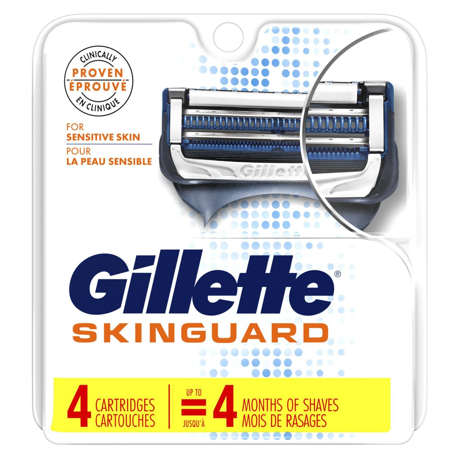 Gillette SkinGuard Men's Razor Blade Refill - 4 cartridges