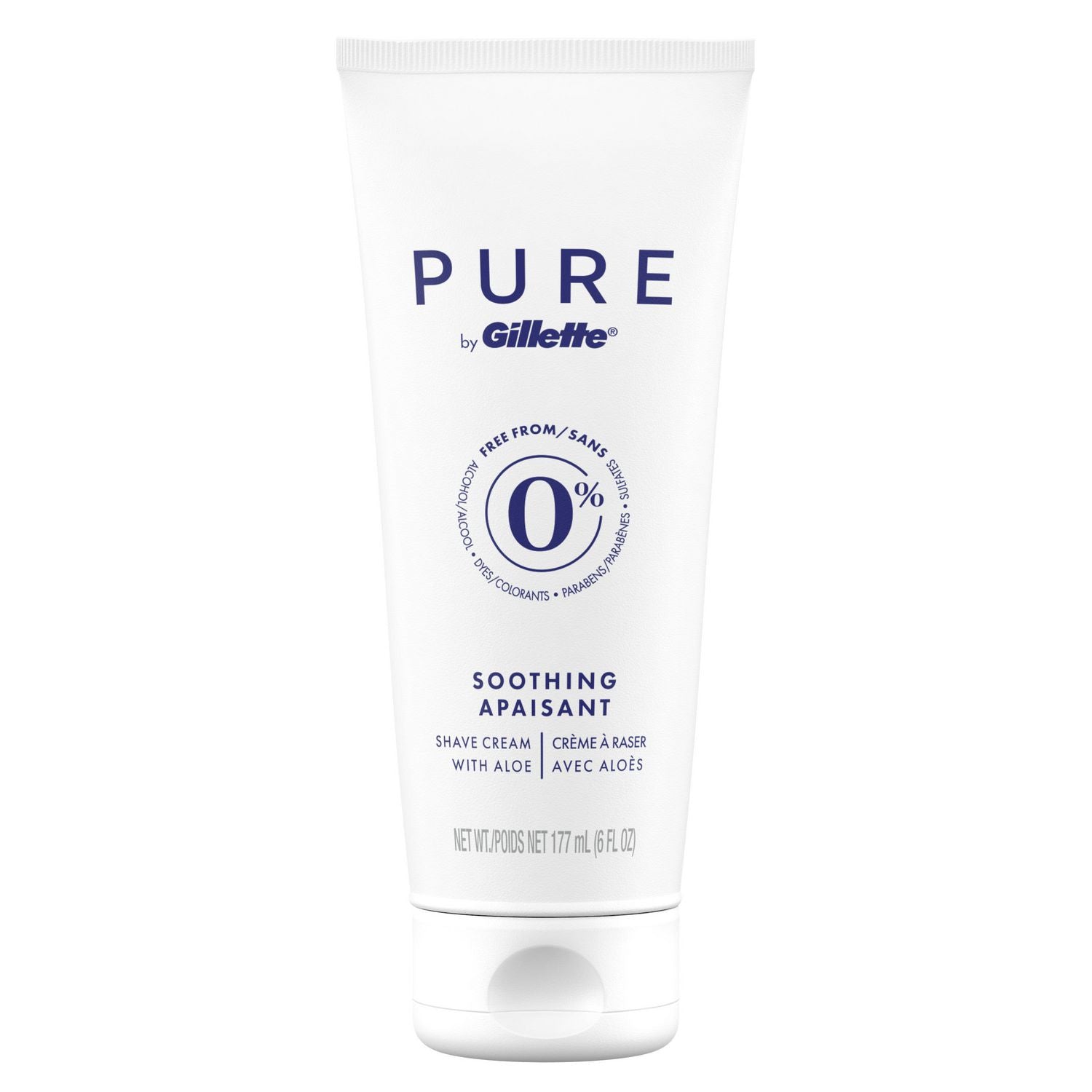 Gillette Pure Soothing Shave Cream - 177 ml