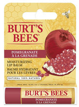 Load image into Gallery viewer, Burt&#39;s Bees 100% Natural Moisturizing Lip Balm, Pomegranate - 4.25 g
