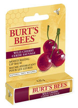 Load image into Gallery viewer, Burt&#39;s Bees 100% Natural Moisturizing Lip Balm, Wild Cherry - 4.25 g
