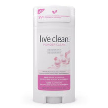 Load image into Gallery viewer, Live Clean Deodorant, Powder Clean - 71 g
