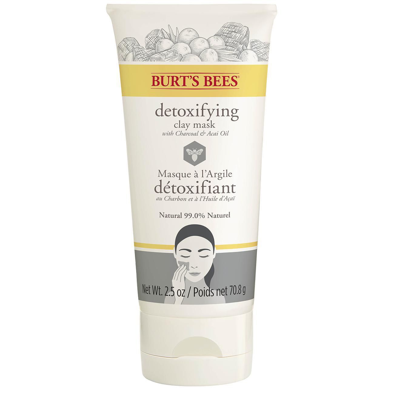 Burt's Bees Detoxifying Clay Mask - 70.8 g