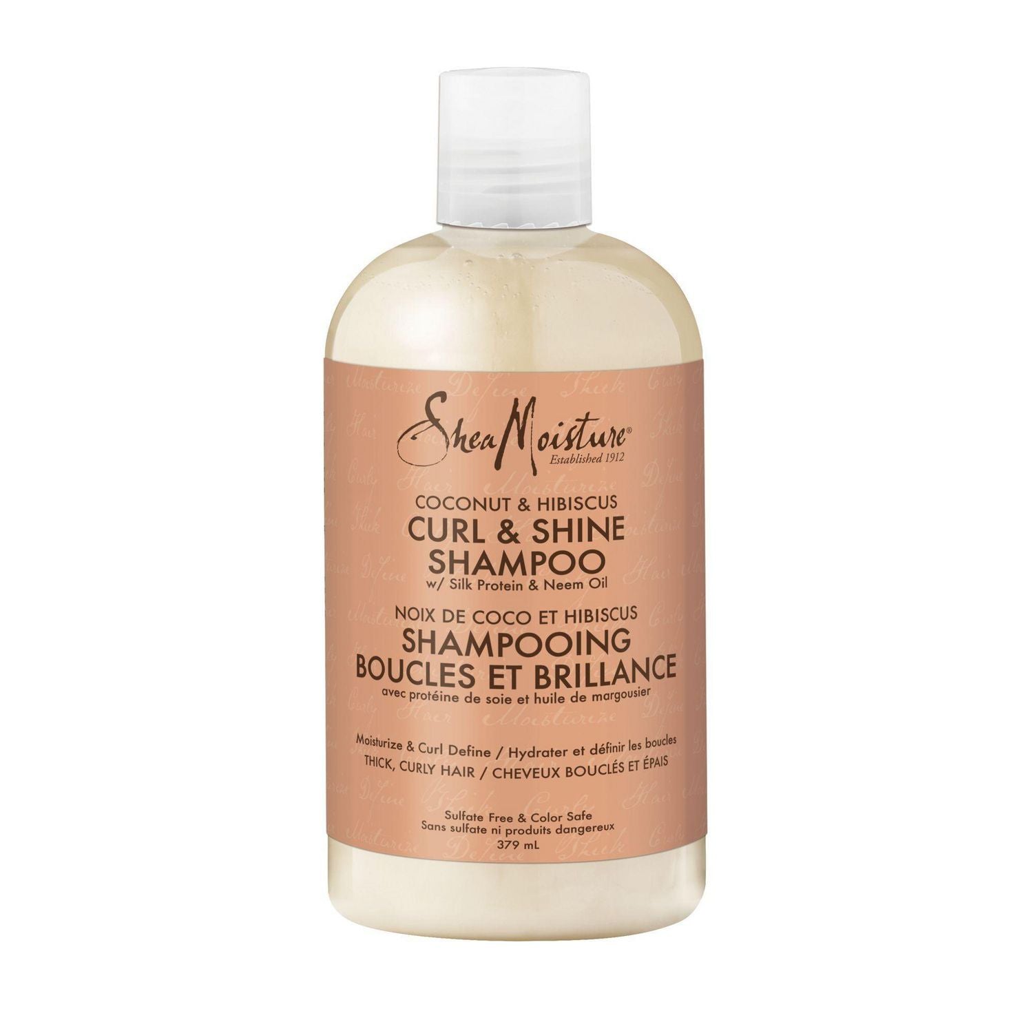 Shea Moisture Coconut and Hibiscus Curl & Shine Shampoo - 379 ml