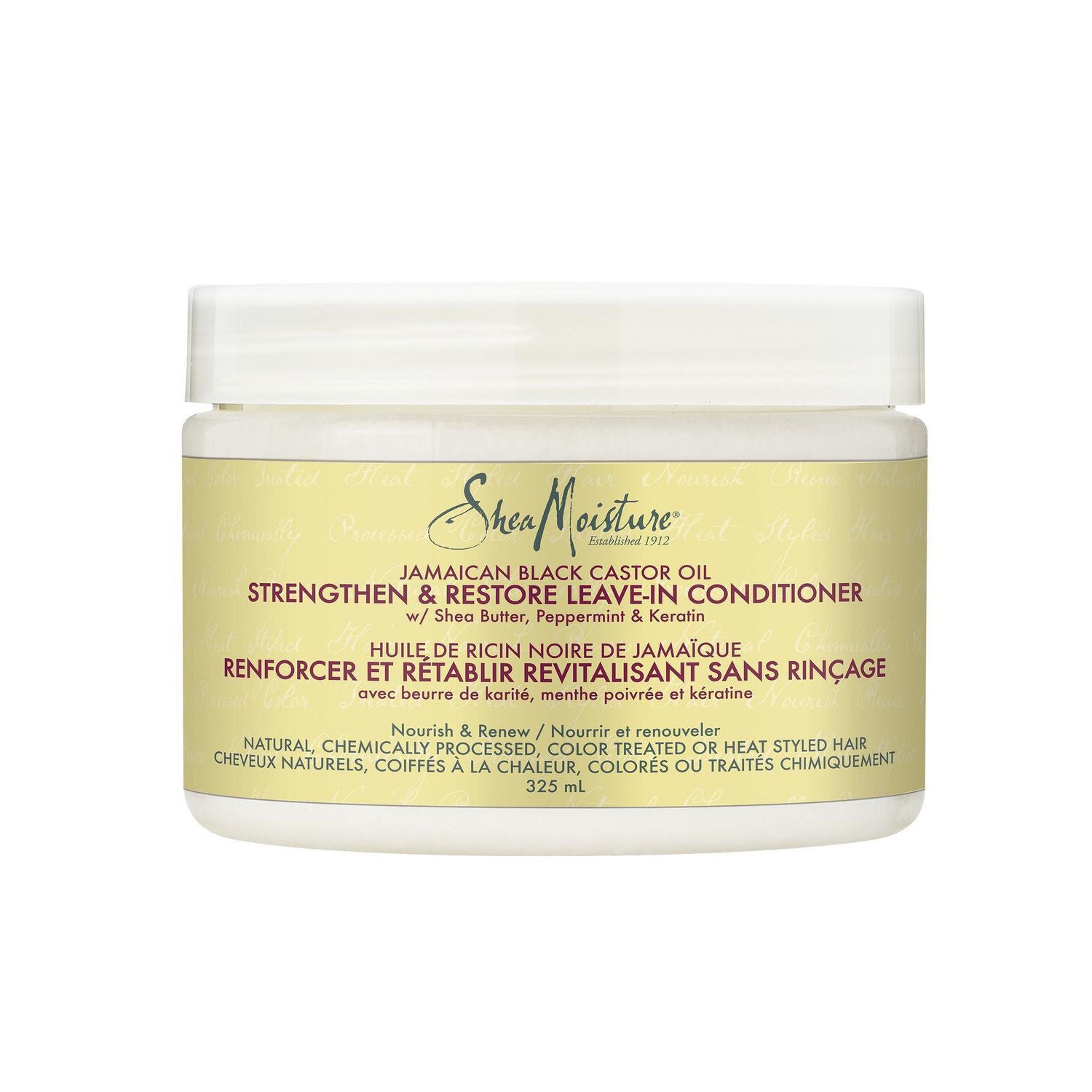 Shea Moisture Jamaican Black Castor Oil Strengthen & Restore Leave-In Conditioner - 325 ml