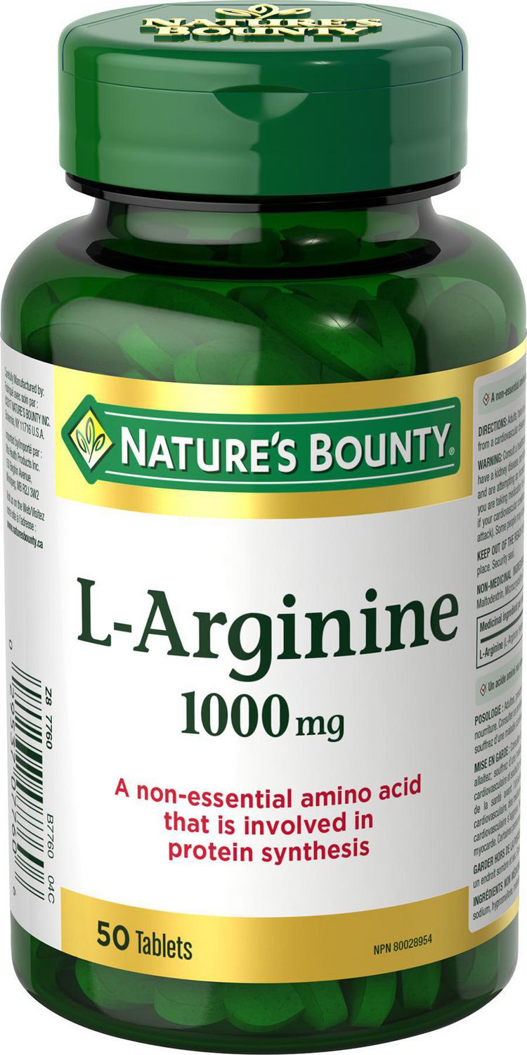 Nature's Bounty L-Arginine 1000mg - 50 tablets