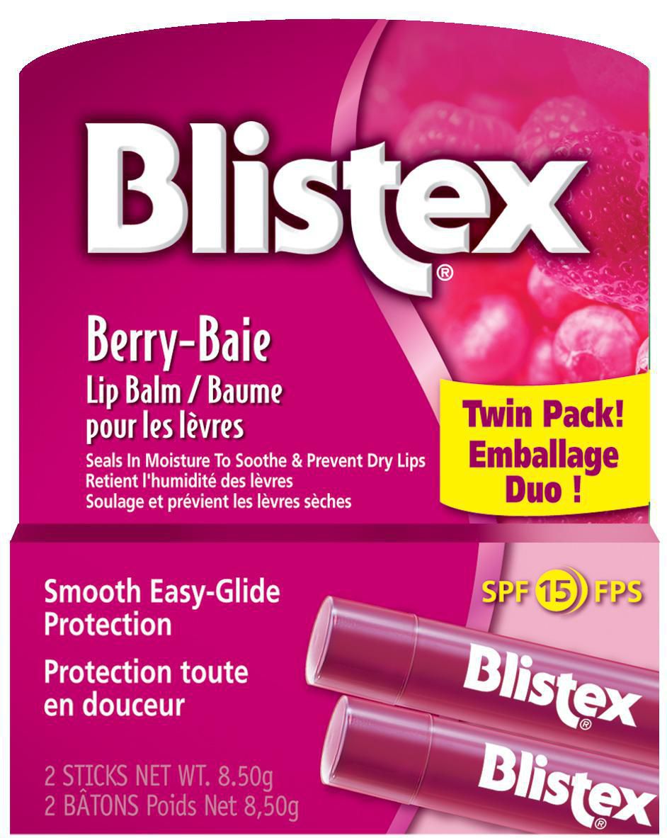 Blistex Lip Balm, Smooth Easy-Glide Protection, Berry, SPF 15