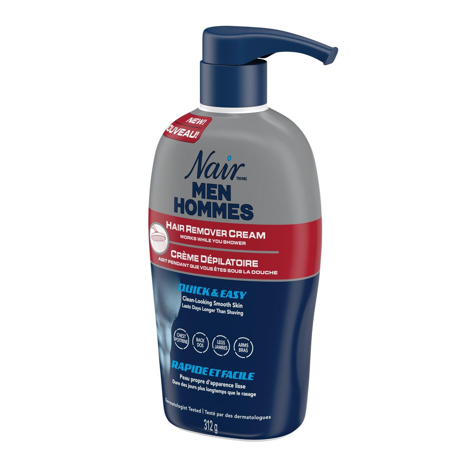 Nair Men Cream Hair Remover Cream - 312 g