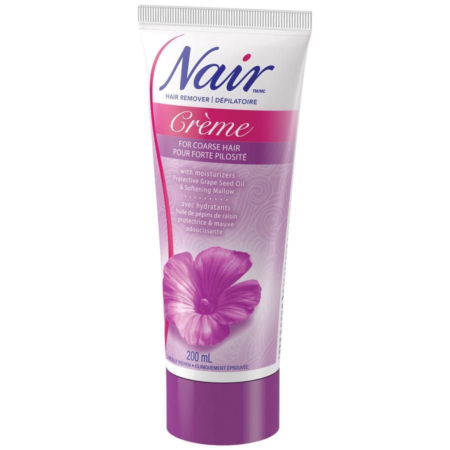 Nair Hair Removal Creme for Coarse Hair with Grape Seed Oil and Softening Mallow - 200 ml