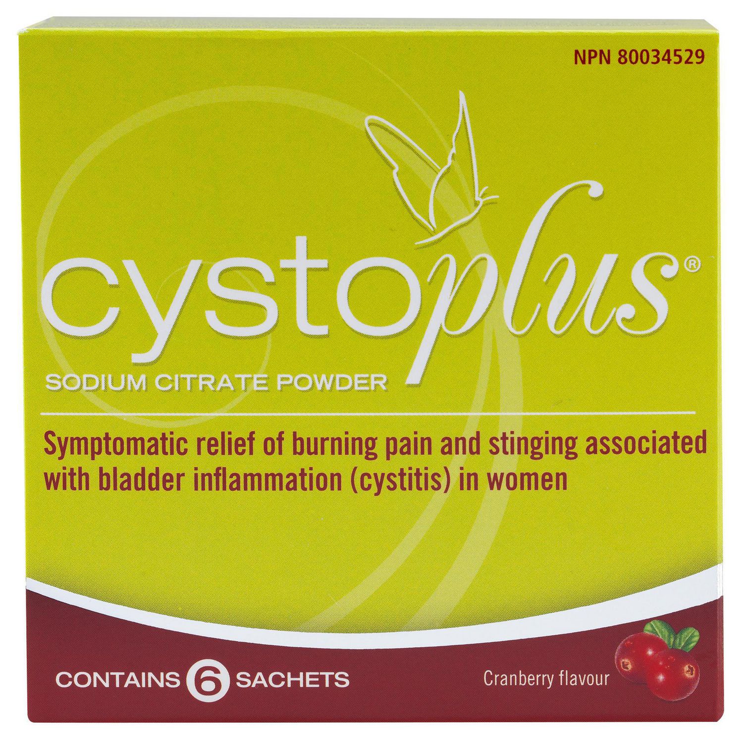 Cystoplus Sodium Citrate Powder - 6 sachets