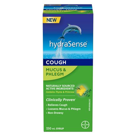 HydraSense Mucus and Phlegm Cough Syrup - 150 ml