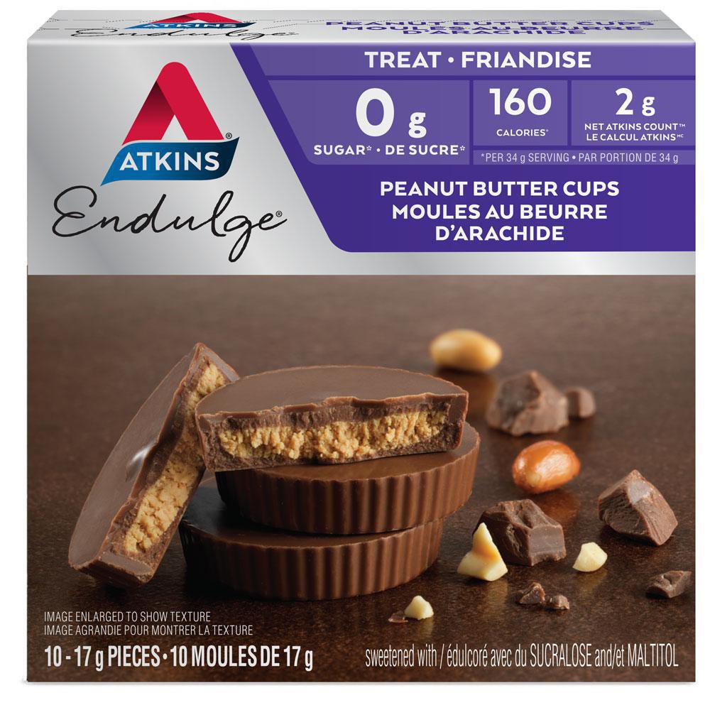 Atkins Endulge Treat, Peanut Butter Cups - 10 pieces x 17 g