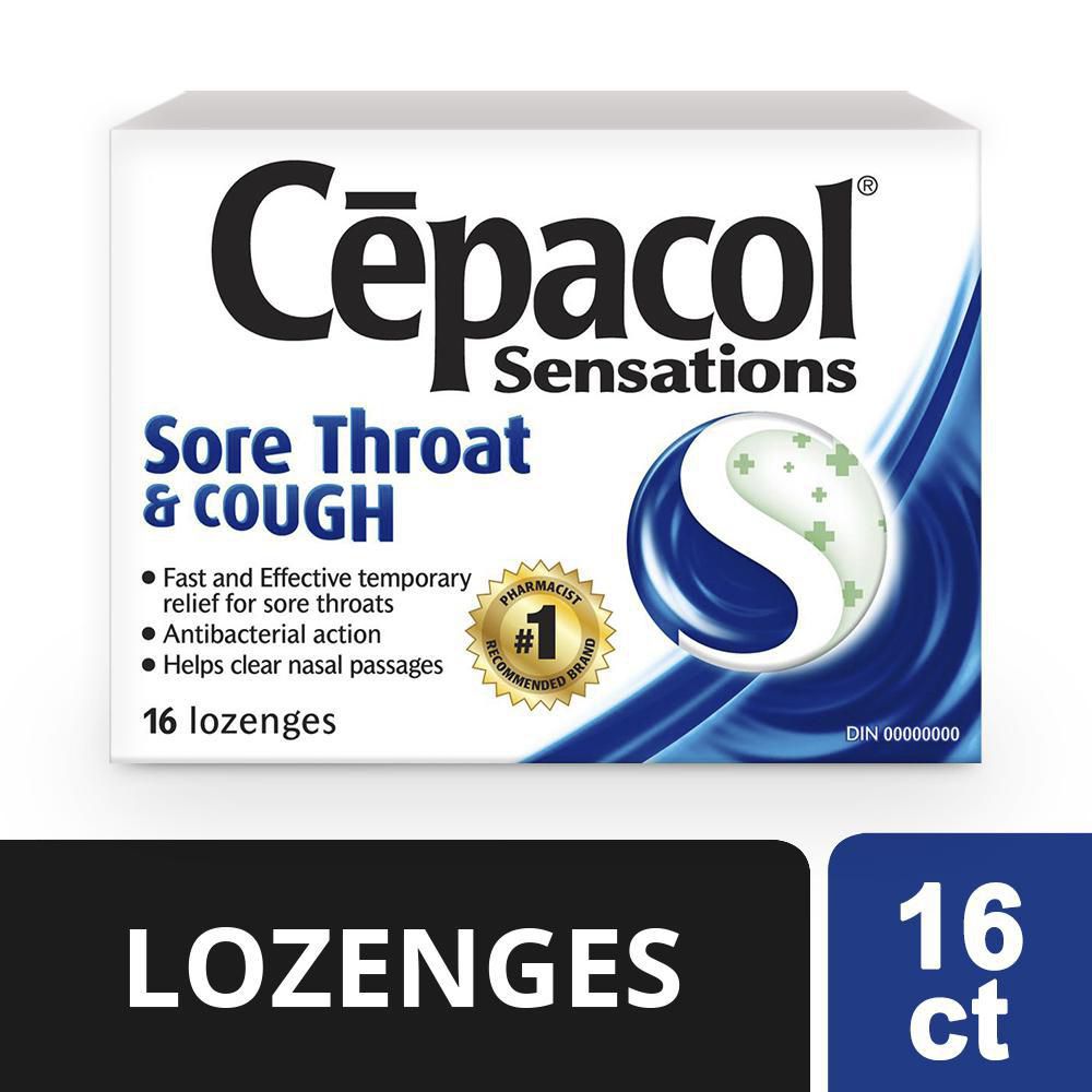 Cepacol Sensations Sore Throat & Cough Lozenges - 16 lozenges