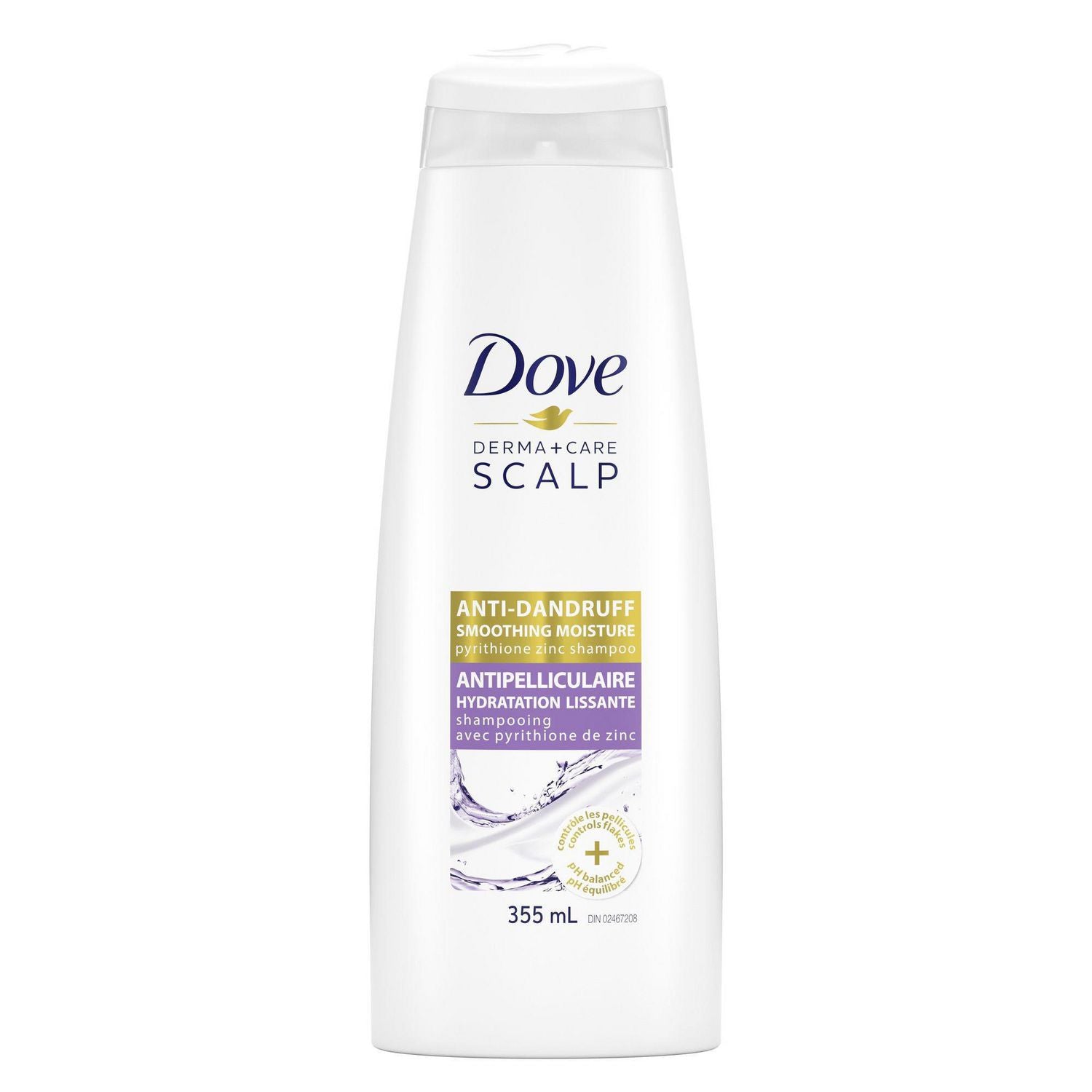 Dove Anti-Dandruff Smoothing Moisture Shampoo - 355 ml