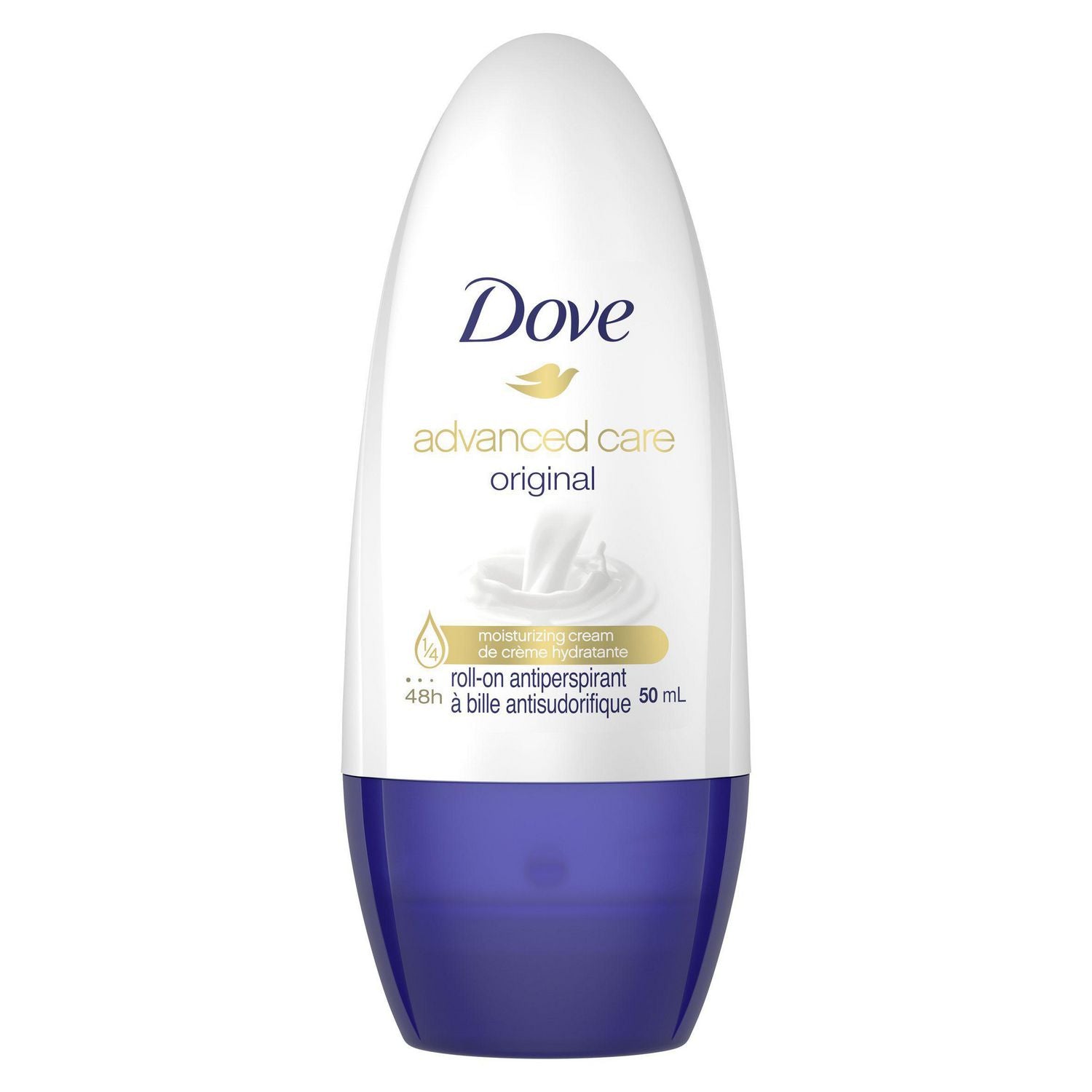 Dove Advanced Care Roll-On Antiperspirant, Original - 50 ml