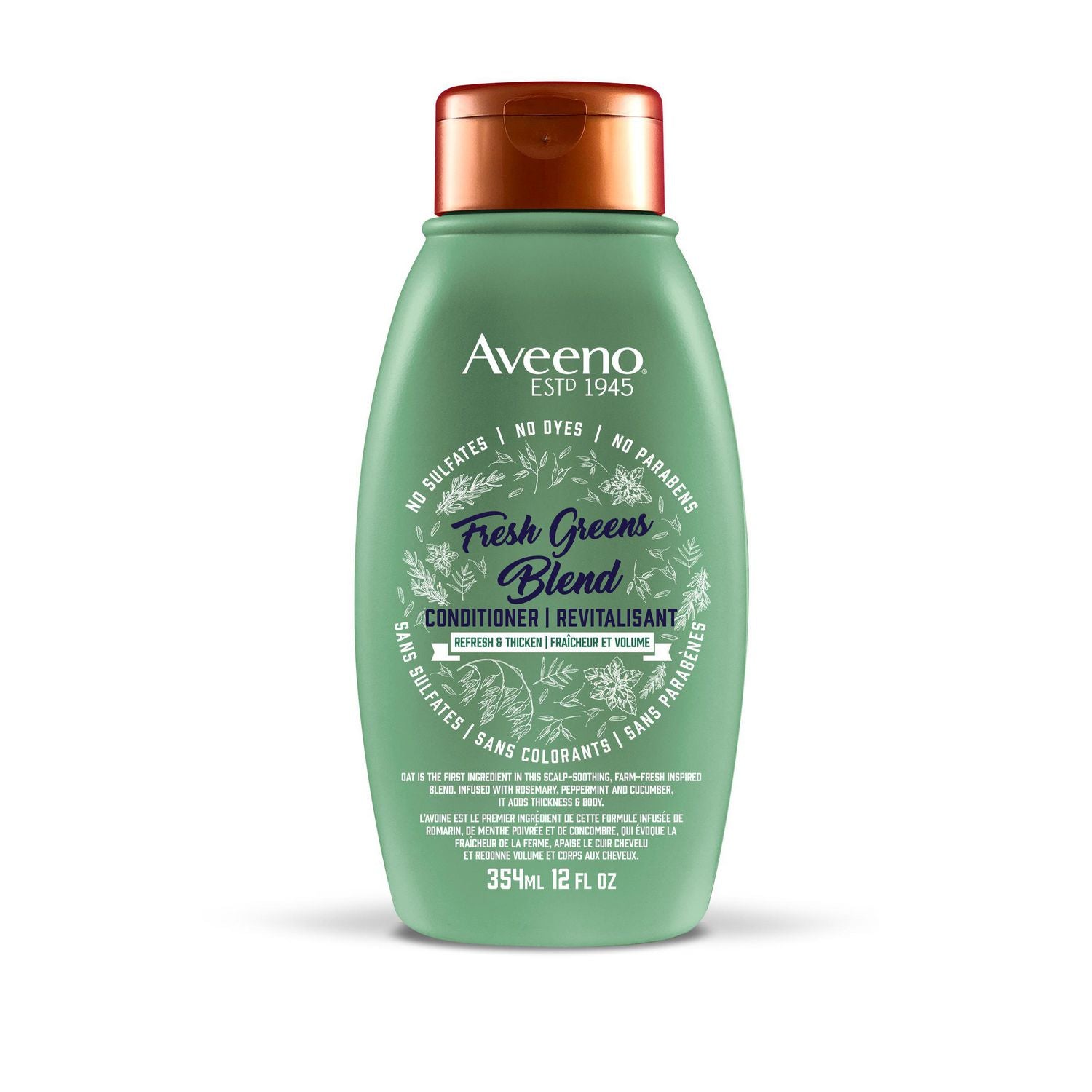 Aveeno Fresh Greens Blend Conditioner - 354 ml