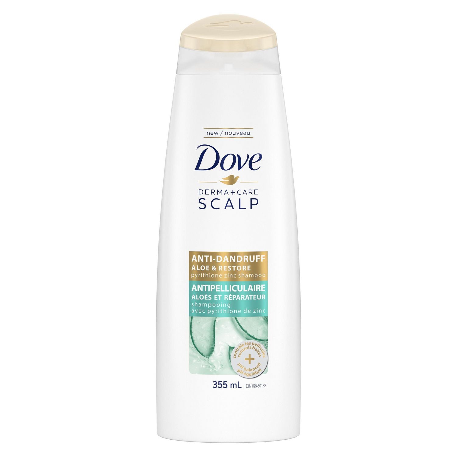 Dove Derma+Care Anti-Dandruff Aloe & Restore Shampoo - 355 ml