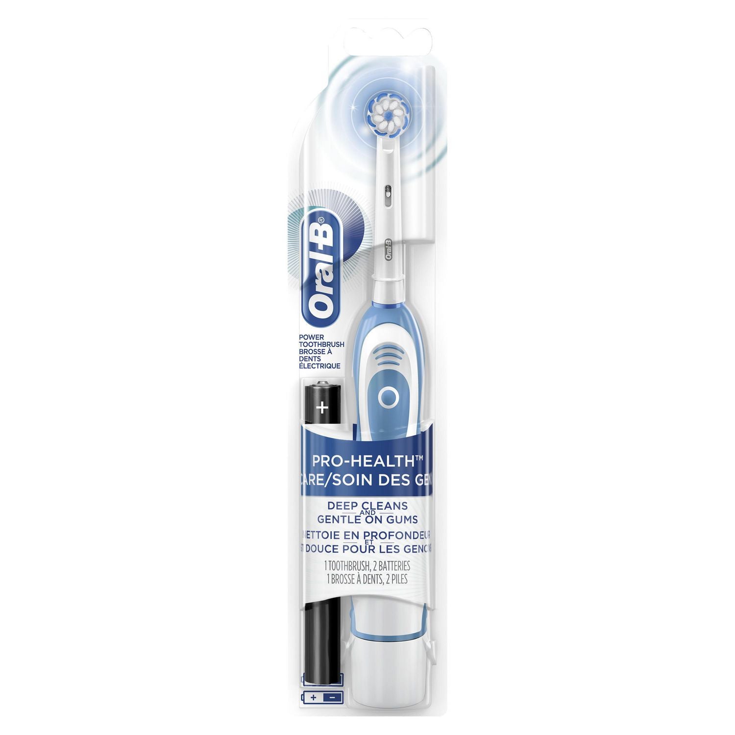 Oral-B Pro-Health Gum Care, Battery Powered Toothbrush - 1 handle, 1 brush head, 2 AA batteries