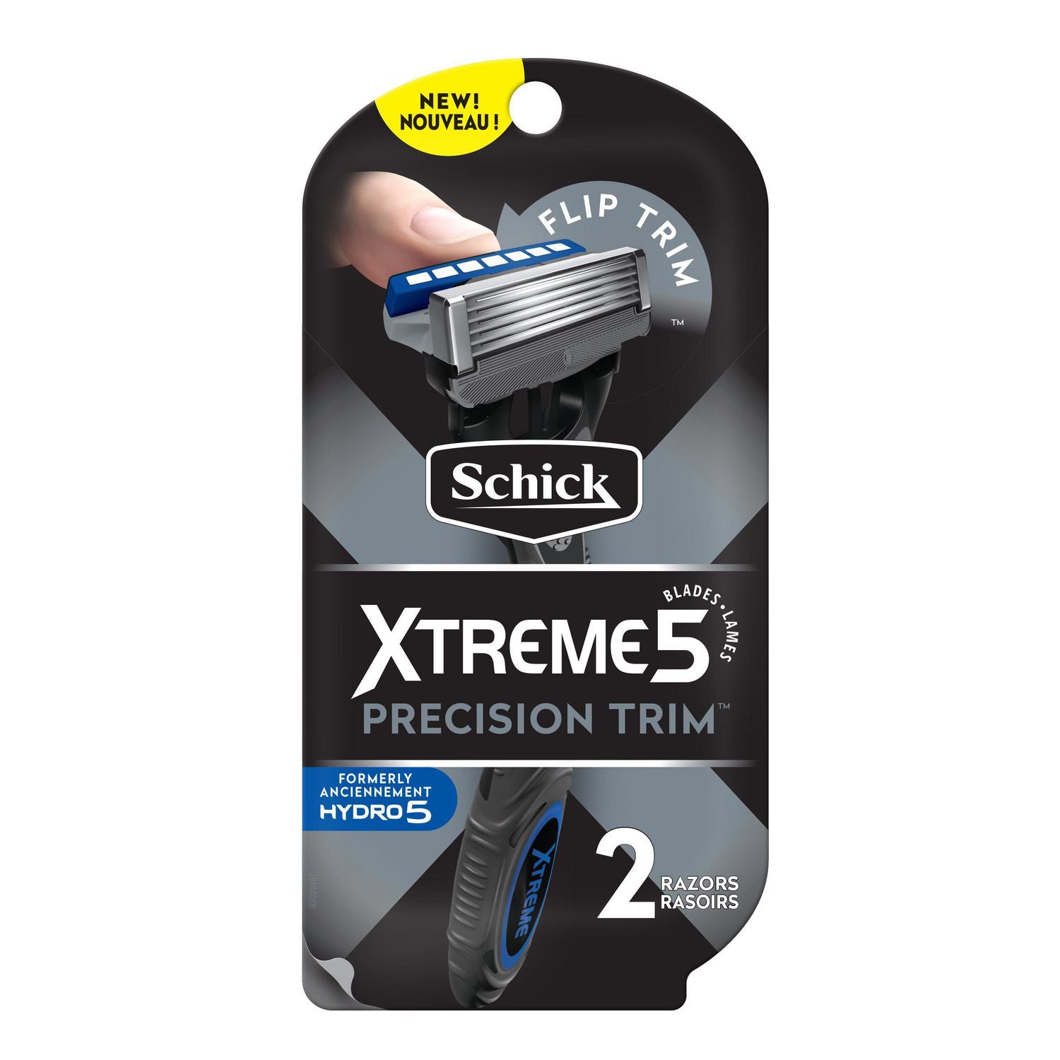 Schick Xtreme5 Precision Trim Disposable Razors for Men - 2 razors