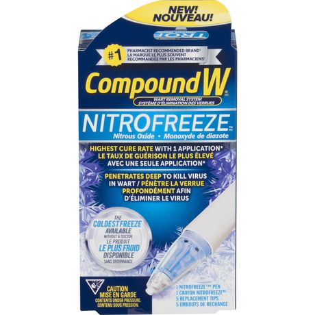 Compound W NitroFreeze - 1 NitroFreeze pen, 5 replacement tips