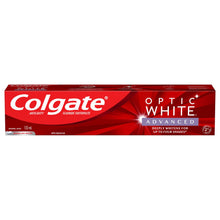 Load image into Gallery viewer, Colgate Optic White Advanced Teeth Whitening Toothpaste, Sparkling White – 133 mL
