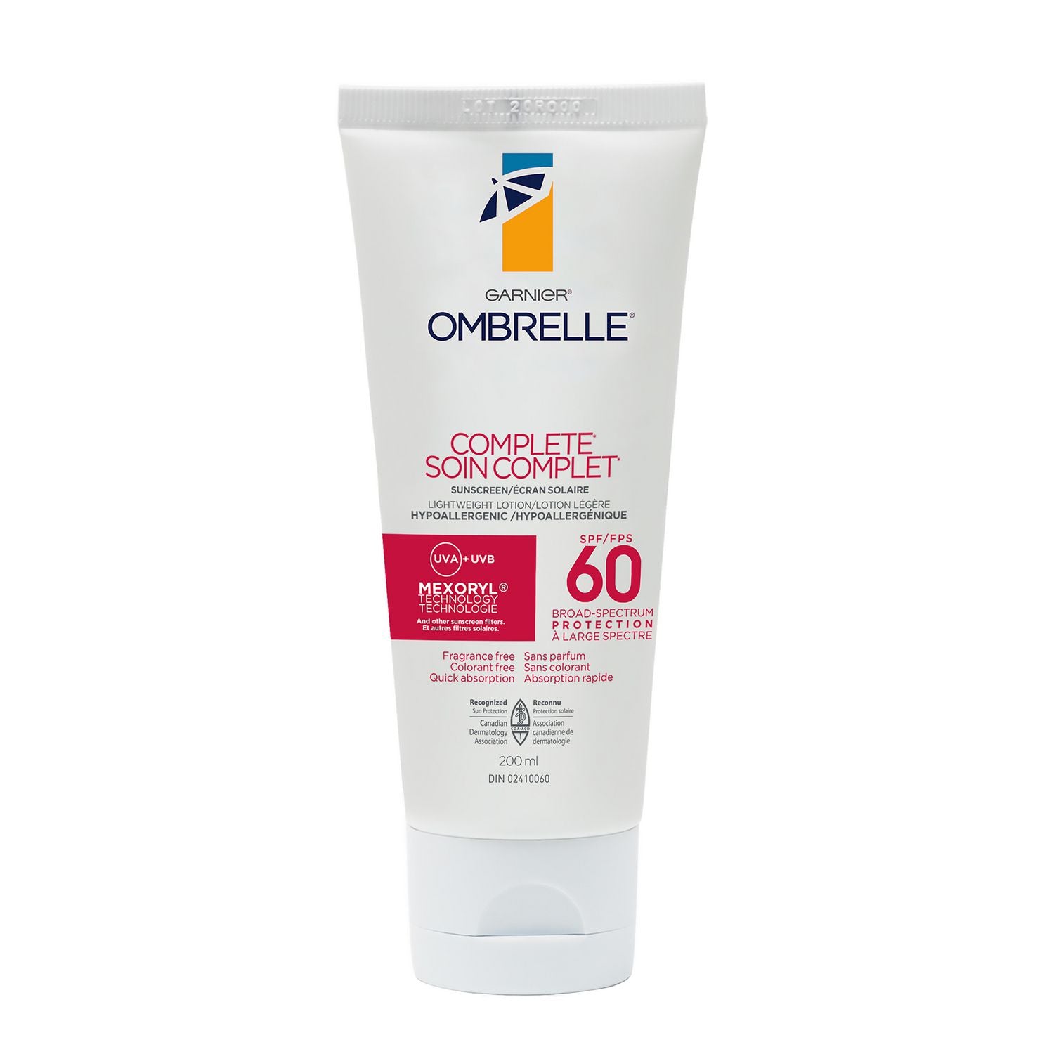 Garnier Ombrelle Complete Body And Face Lotion SPF 60 - 200 mL