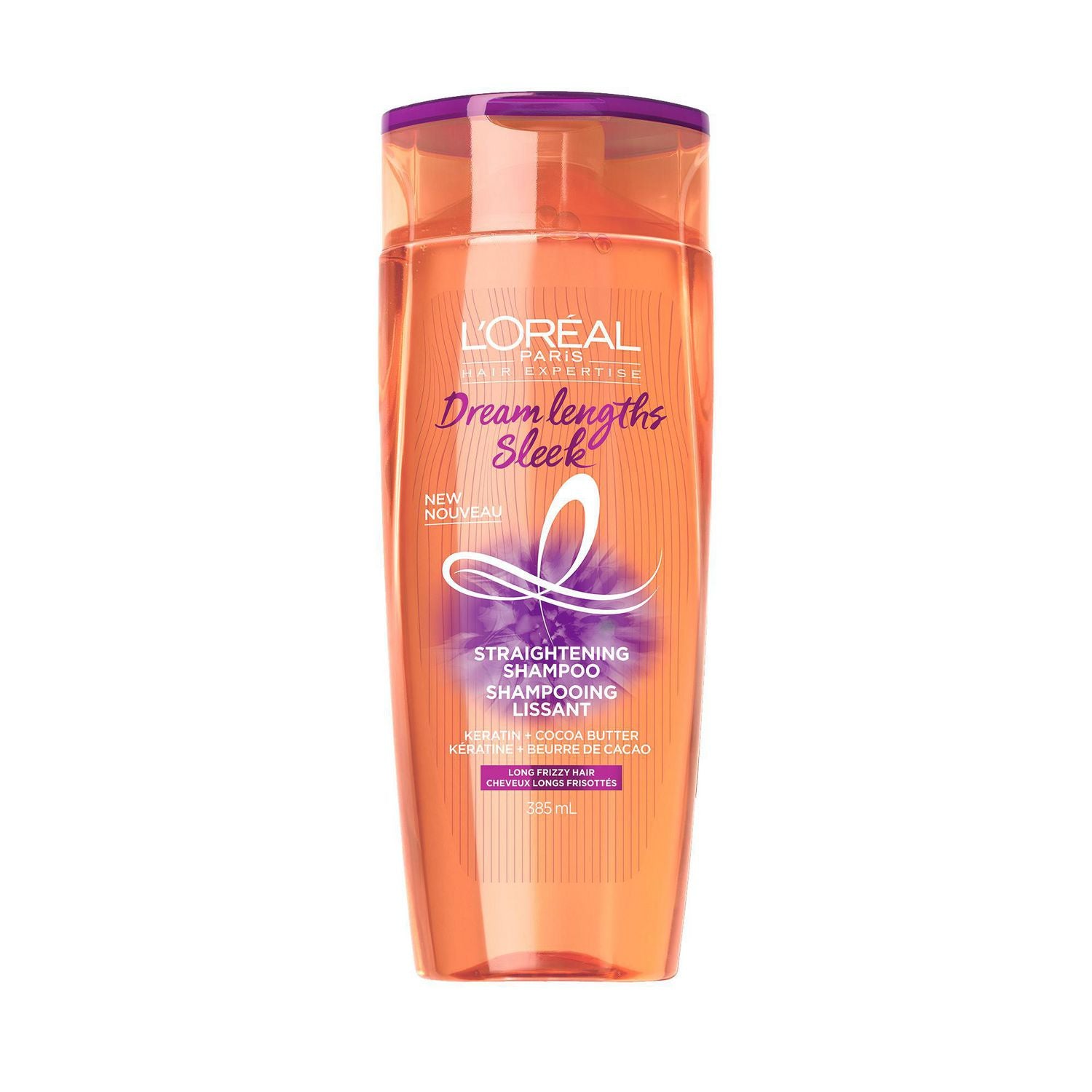 L’Oreal Paris Hair Expertise Dream Lengths Sleek Straightening Shampoo - 385 ml