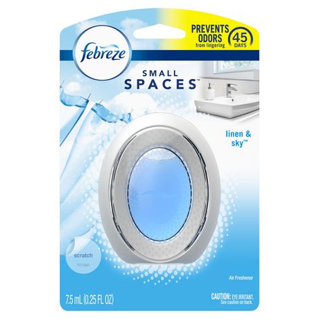 Febreze Odor-Eliminating SMALL SPACES Air Freshener, Linen & Sky - 7.5 ml