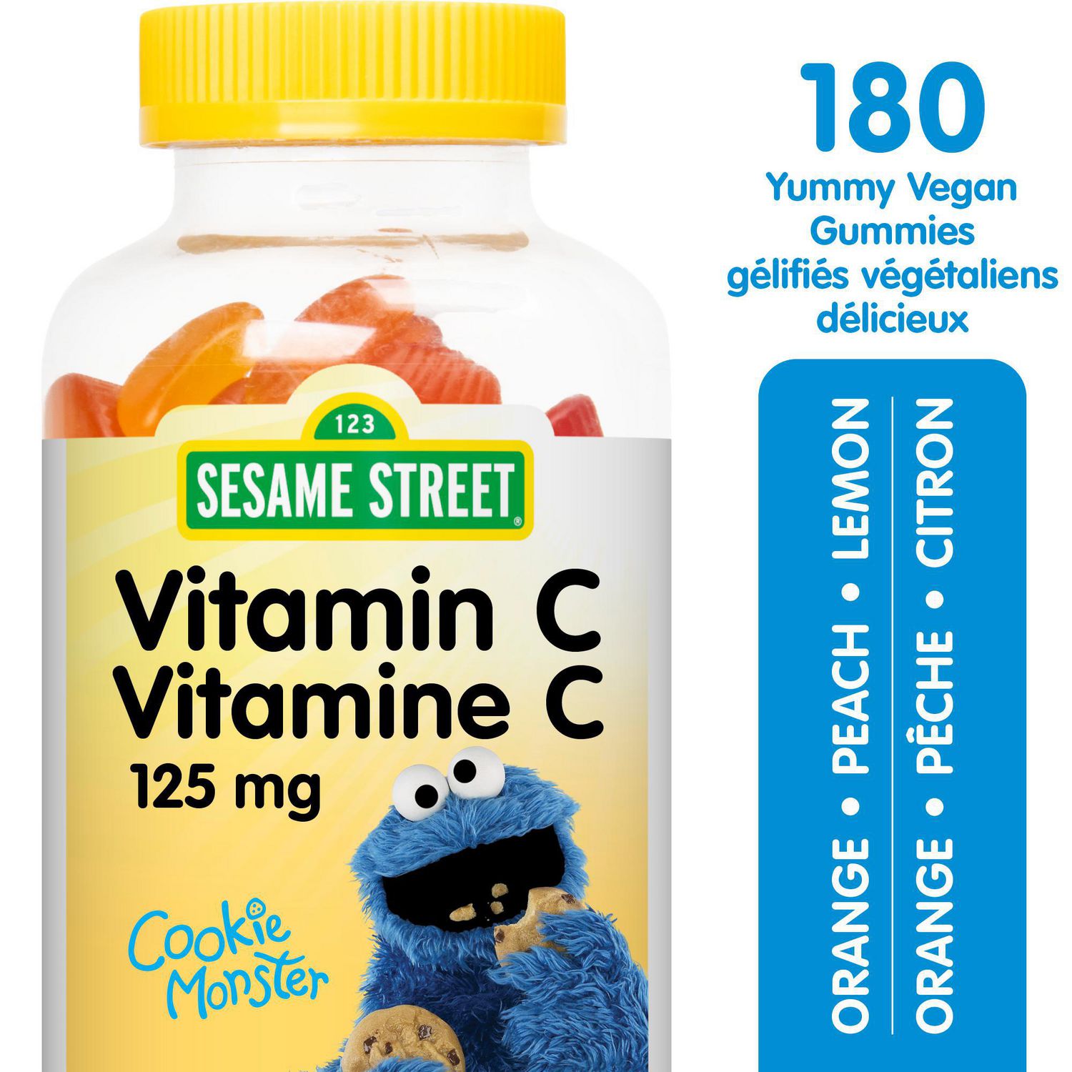 Webber Naturals Sesame Street Vitamin C 125 mg - 180 gummies