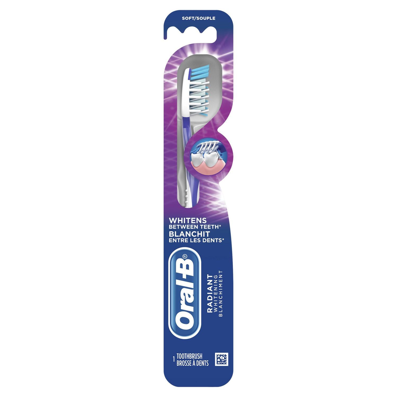 Oral-B Radiant Whitening Toothbrush, Soft - 1 unit